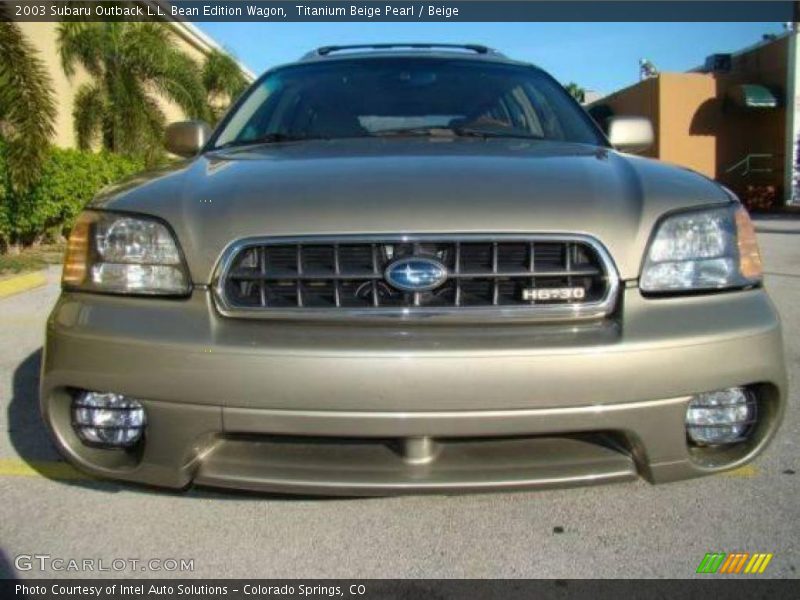 Titanium Beige Pearl / Beige 2003 Subaru Outback L.L. Bean Edition Wagon
