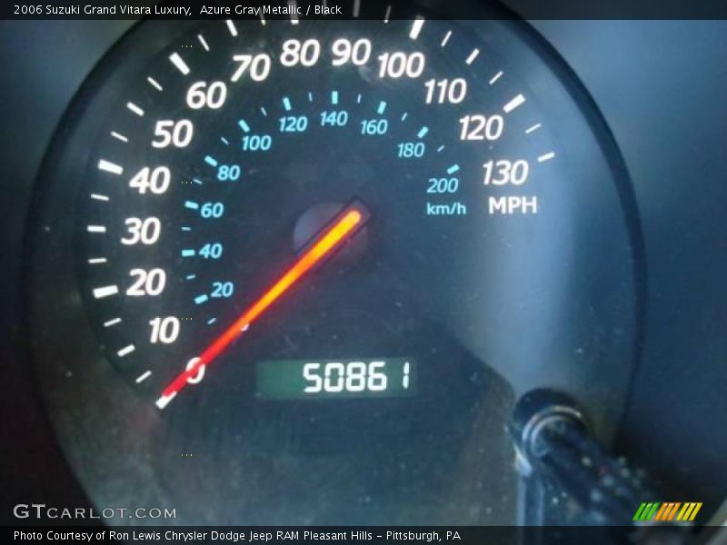 Azure Gray Metallic / Black 2006 Suzuki Grand Vitara Luxury