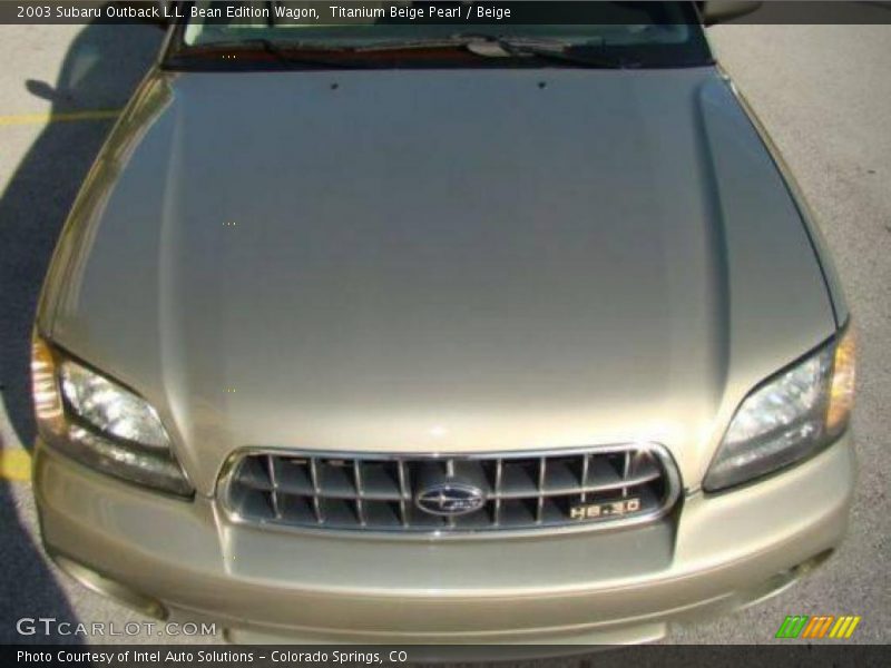 Titanium Beige Pearl / Beige 2003 Subaru Outback L.L. Bean Edition Wagon