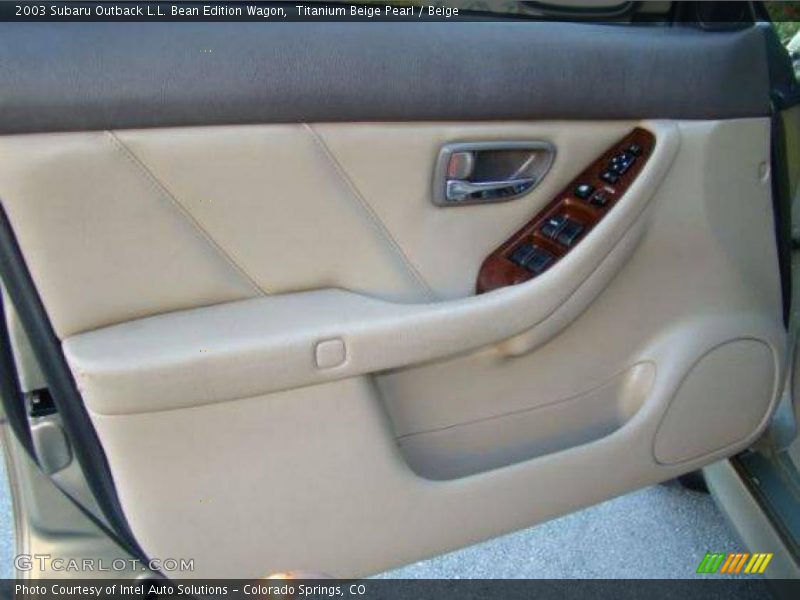 Titanium Beige Pearl / Beige 2003 Subaru Outback L.L. Bean Edition Wagon