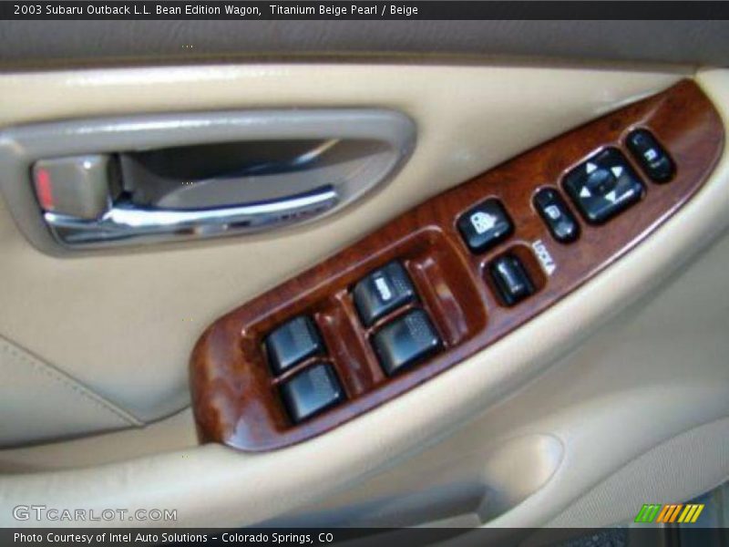 Titanium Beige Pearl / Beige 2003 Subaru Outback L.L. Bean Edition Wagon