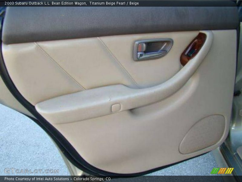 Titanium Beige Pearl / Beige 2003 Subaru Outback L.L. Bean Edition Wagon