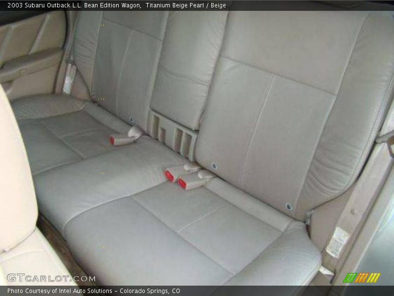 Titanium Beige Pearl / Beige 2003 Subaru Outback L.L. Bean Edition Wagon