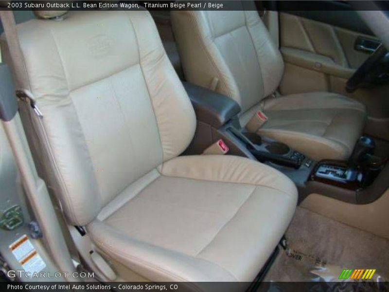 Titanium Beige Pearl / Beige 2003 Subaru Outback L.L. Bean Edition Wagon