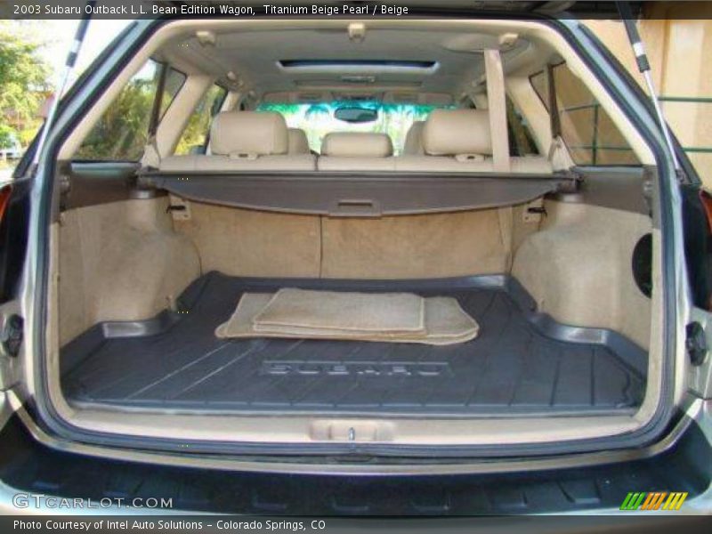 Titanium Beige Pearl / Beige 2003 Subaru Outback L.L. Bean Edition Wagon