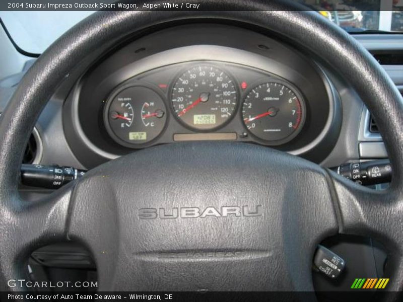 Aspen White / Gray 2004 Subaru Impreza Outback Sport Wagon