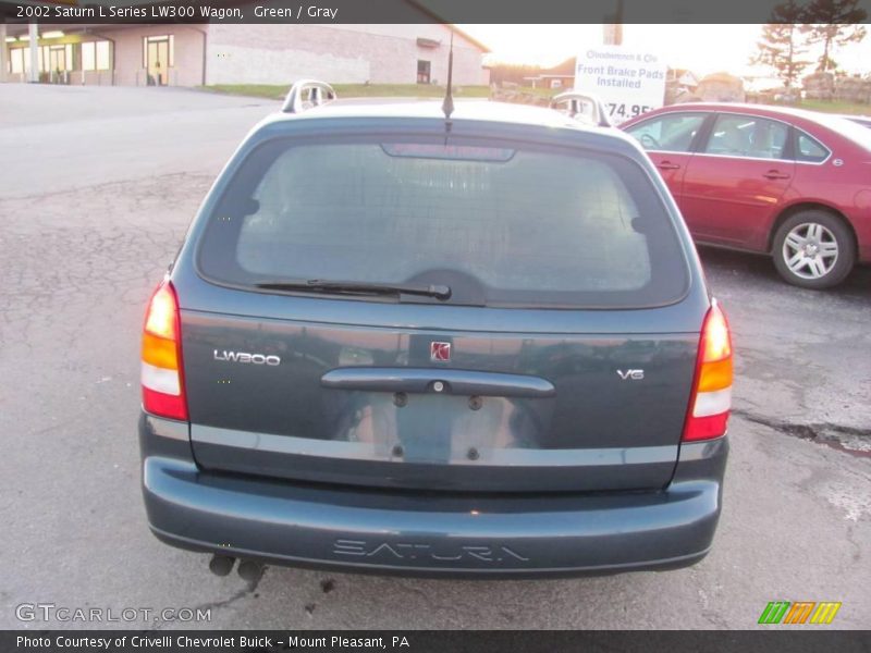 Green / Gray 2002 Saturn L Series LW300 Wagon