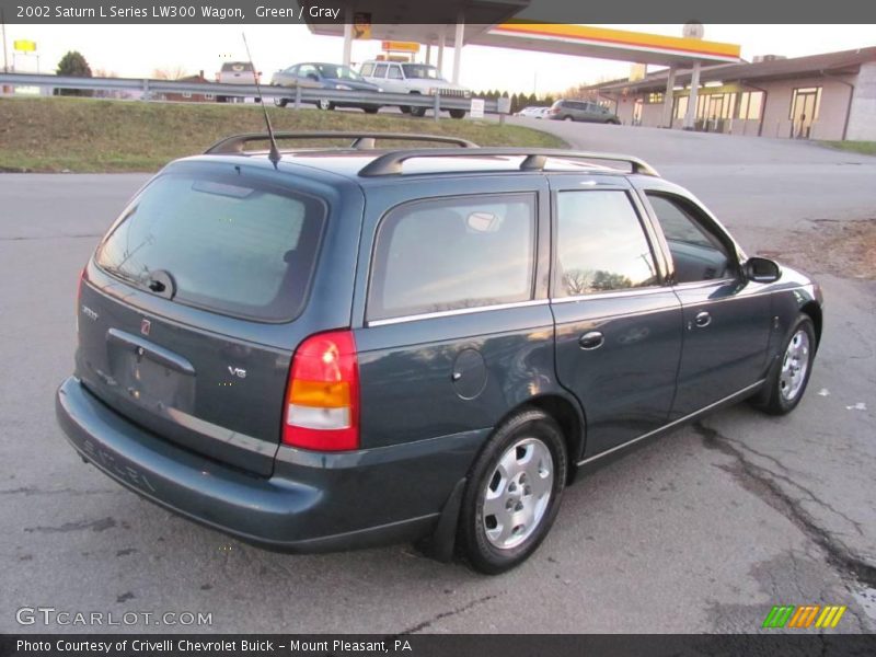 Green / Gray 2002 Saturn L Series LW300 Wagon