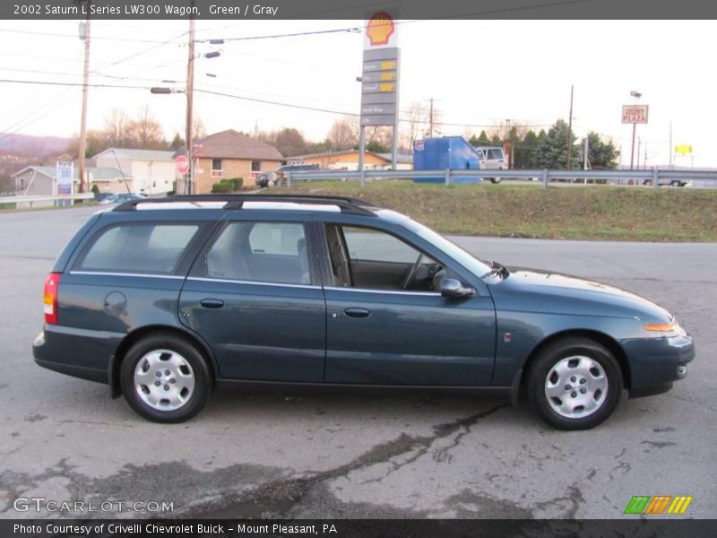 Green / Gray 2002 Saturn L Series LW300 Wagon