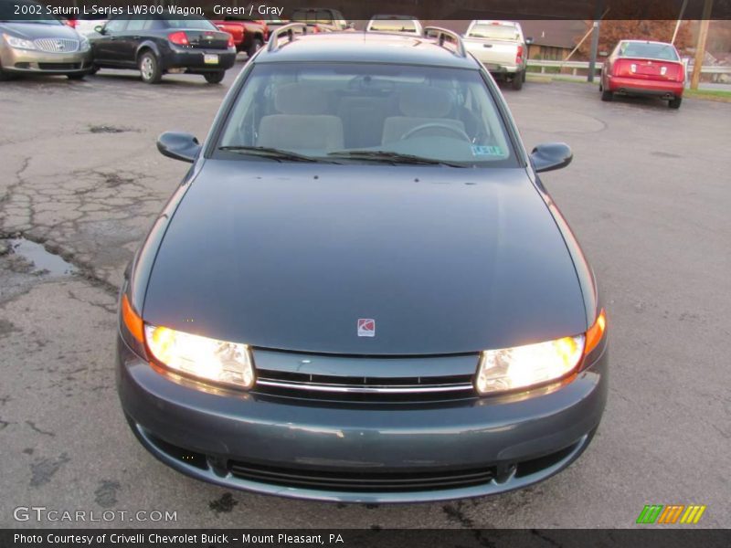Green / Gray 2002 Saturn L Series LW300 Wagon