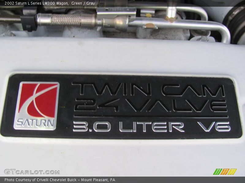 Green / Gray 2002 Saturn L Series LW300 Wagon