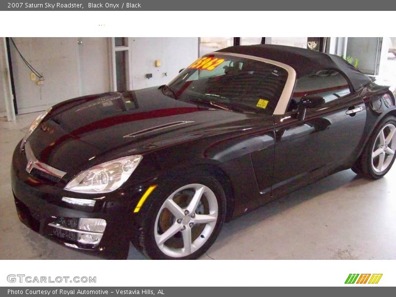 Black Onyx / Black 2007 Saturn Sky Roadster