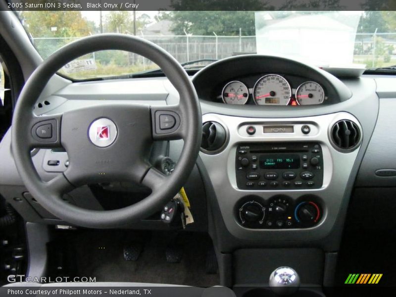 Black Onyx / Gray 2005 Saturn ION 3 Sedan