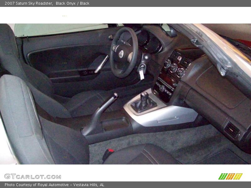 Black Onyx / Black 2007 Saturn Sky Roadster