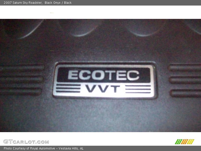 Black Onyx / Black 2007 Saturn Sky Roadster