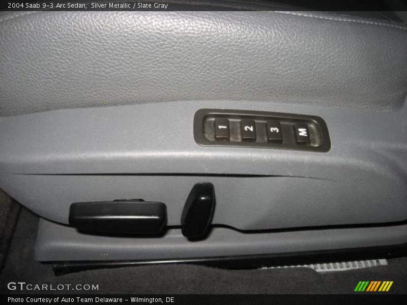 Silver Metallic / Slate Gray 2004 Saab 9-3 Arc Sedan