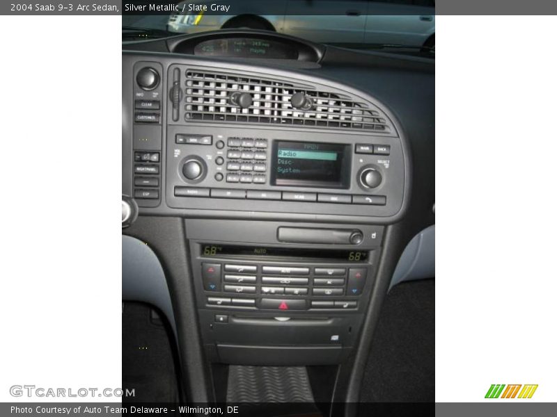 Silver Metallic / Slate Gray 2004 Saab 9-3 Arc Sedan