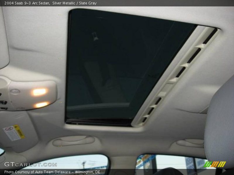 Silver Metallic / Slate Gray 2004 Saab 9-3 Arc Sedan