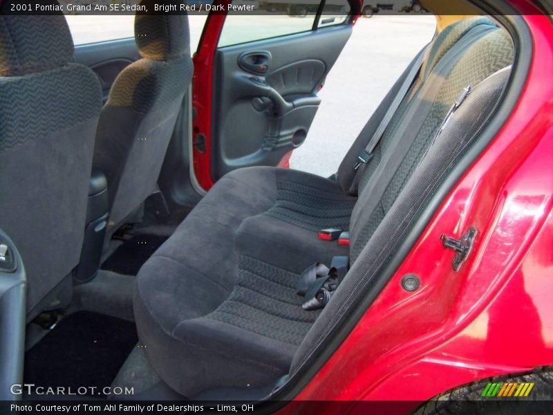 Bright Red / Dark Pewter 2001 Pontiac Grand Am SE Sedan