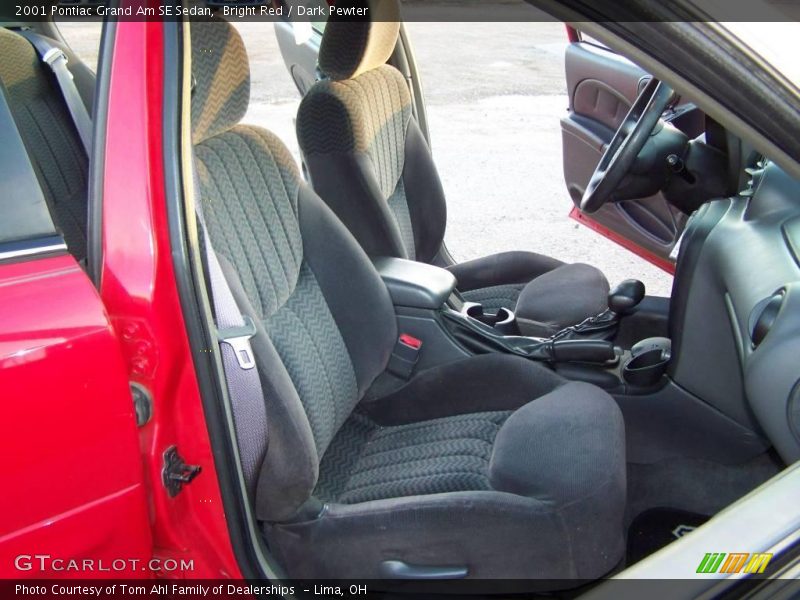 Bright Red / Dark Pewter 2001 Pontiac Grand Am SE Sedan