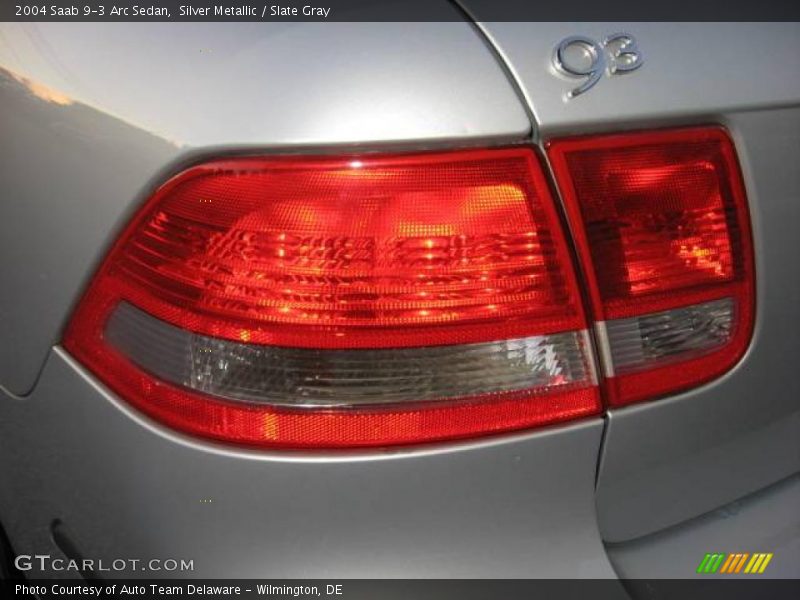 Silver Metallic / Slate Gray 2004 Saab 9-3 Arc Sedan