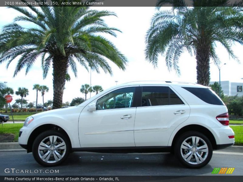 Arctic White / Cashmere 2010 Mercedes-Benz ML 350