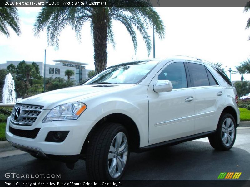 Arctic White / Cashmere 2010 Mercedes-Benz ML 350