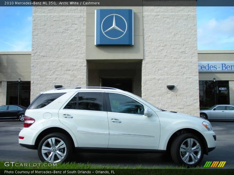 Arctic White / Cashmere 2010 Mercedes-Benz ML 350