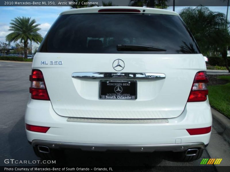 Arctic White / Cashmere 2010 Mercedes-Benz ML 350