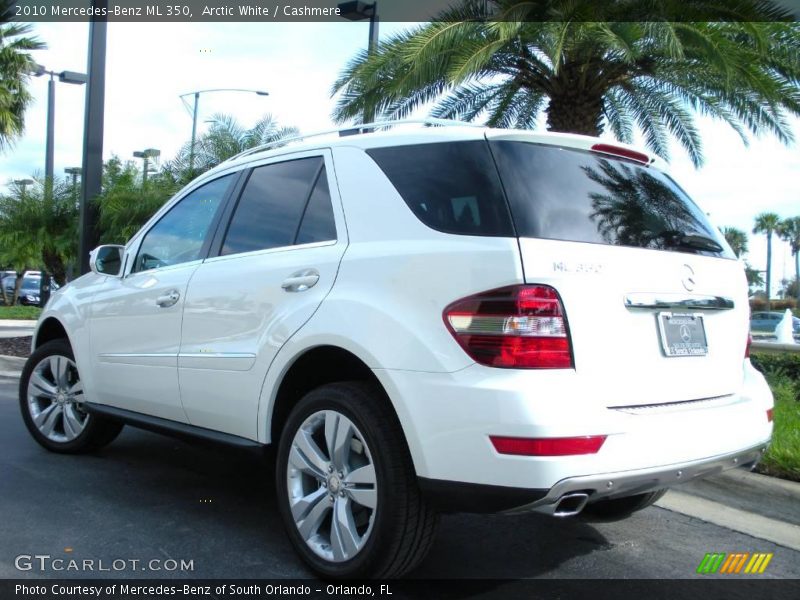 Arctic White / Cashmere 2010 Mercedes-Benz ML 350