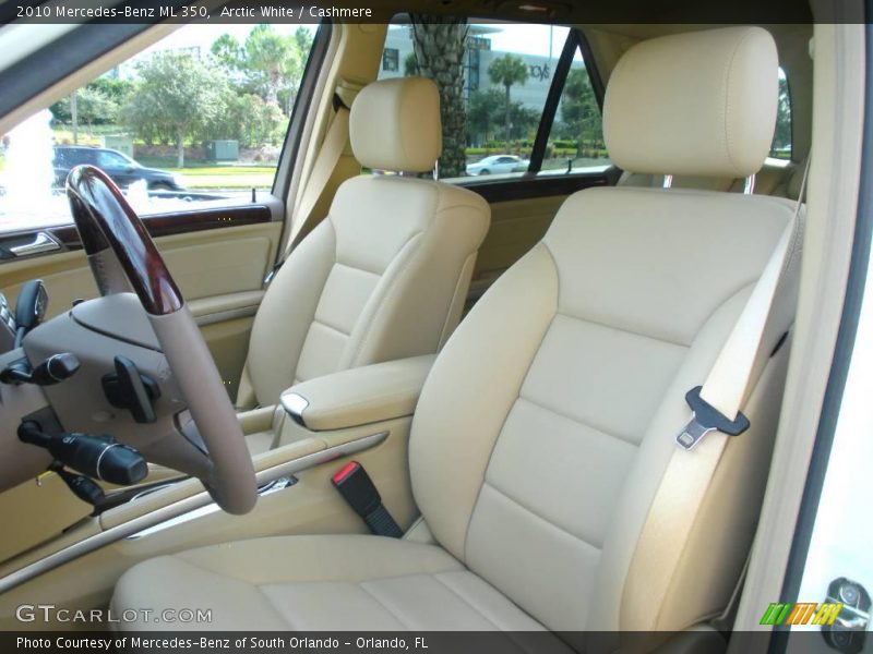 Arctic White / Cashmere 2010 Mercedes-Benz ML 350