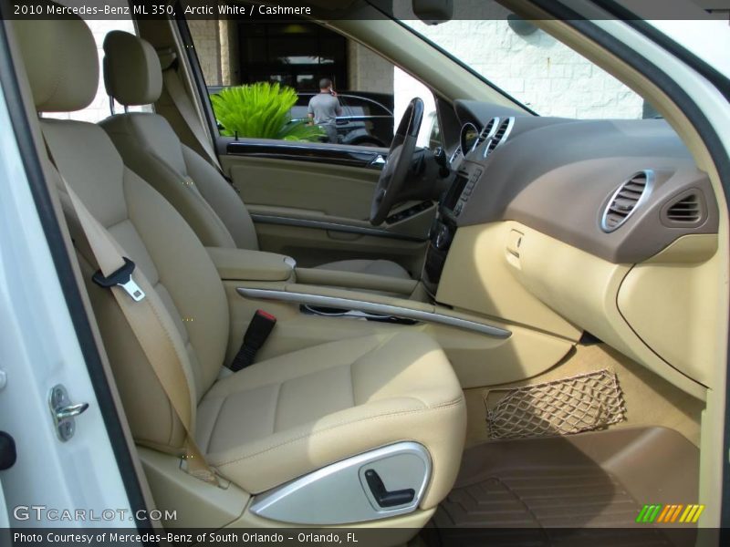 Arctic White / Cashmere 2010 Mercedes-Benz ML 350