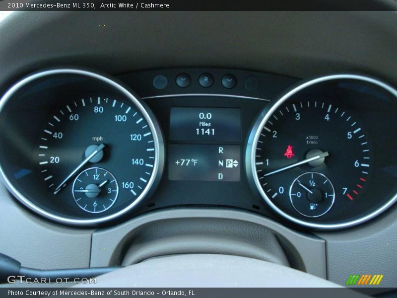 Arctic White / Cashmere 2010 Mercedes-Benz ML 350