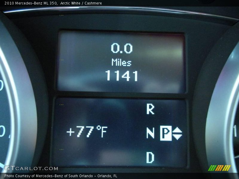 Arctic White / Cashmere 2010 Mercedes-Benz ML 350