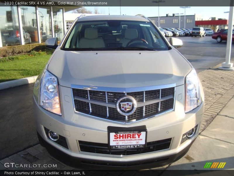 Gold Mist / Shale/Brownstone 2010 Cadillac SRX 4 V6 AWD