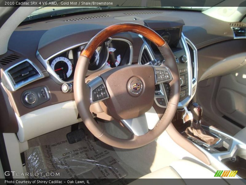 Gold Mist / Shale/Brownstone 2010 Cadillac SRX 4 V6 AWD
