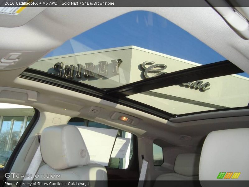 Gold Mist / Shale/Brownstone 2010 Cadillac SRX 4 V6 AWD