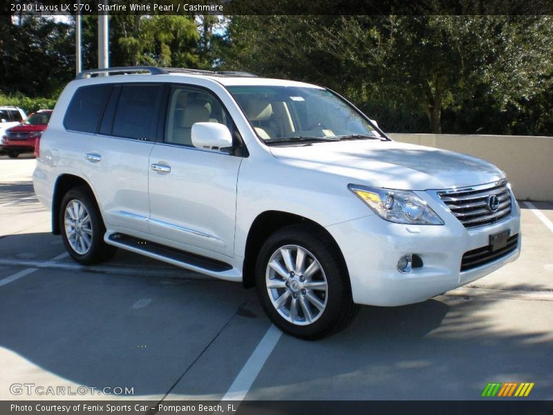 Starfire White Pearl / Cashmere 2010 Lexus LX 570