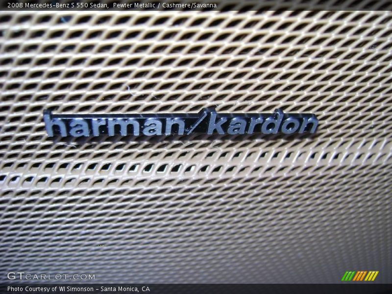 Pewter Metallic / Cashmere/Savanna 2008 Mercedes-Benz S 550 Sedan