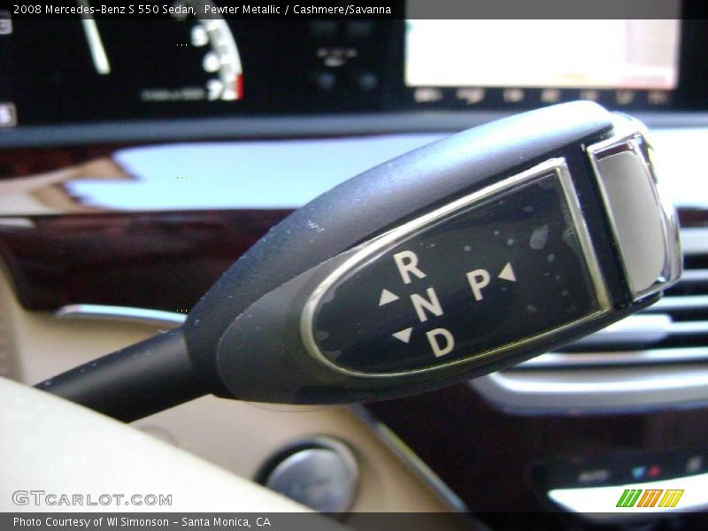 Pewter Metallic / Cashmere/Savanna 2008 Mercedes-Benz S 550 Sedan