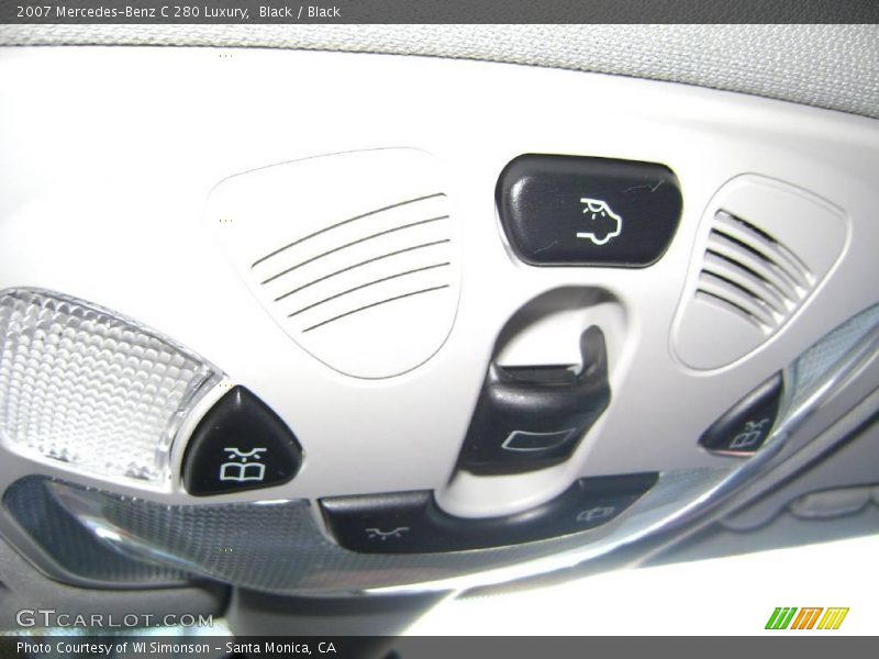 Black / Black 2007 Mercedes-Benz C 280 Luxury