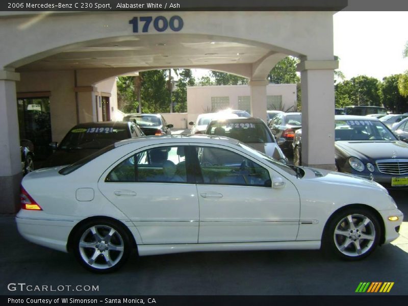 Alabaster White / Ash 2006 Mercedes-Benz C 230 Sport