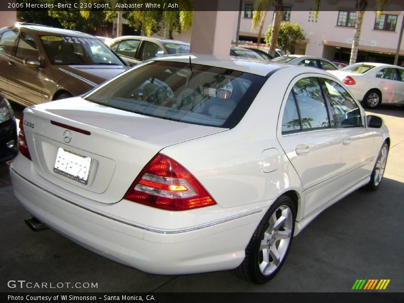 Alabaster White / Ash 2006 Mercedes-Benz C 230 Sport