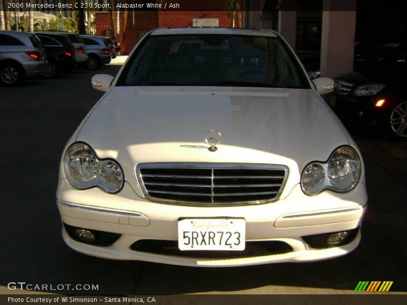 Alabaster White / Ash 2006 Mercedes-Benz C 230 Sport