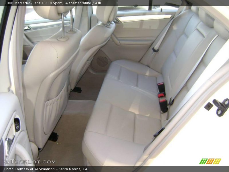 Alabaster White / Ash 2006 Mercedes-Benz C 230 Sport