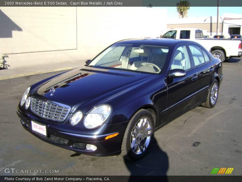 Front 3/4 View of 2003 E 500 Sedan