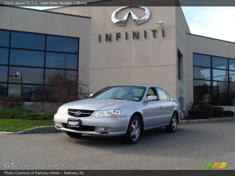 Satin Silver Metallic / Ebony 2003 Acura TL 3.2