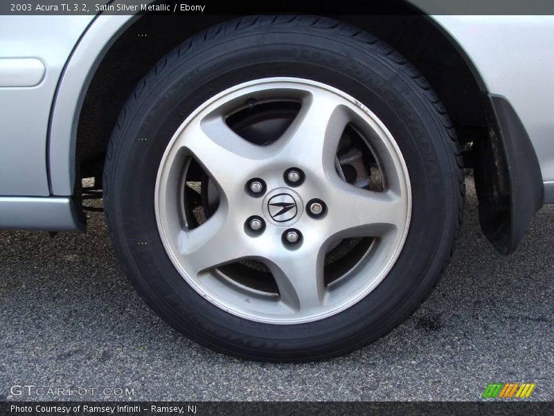 Satin Silver Metallic / Ebony 2003 Acura TL 3.2
