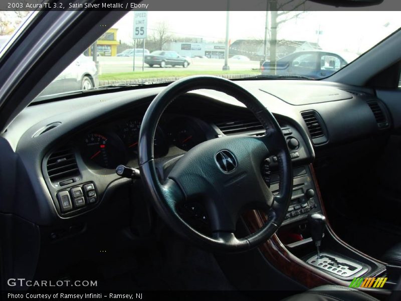 Satin Silver Metallic / Ebony 2003 Acura TL 3.2