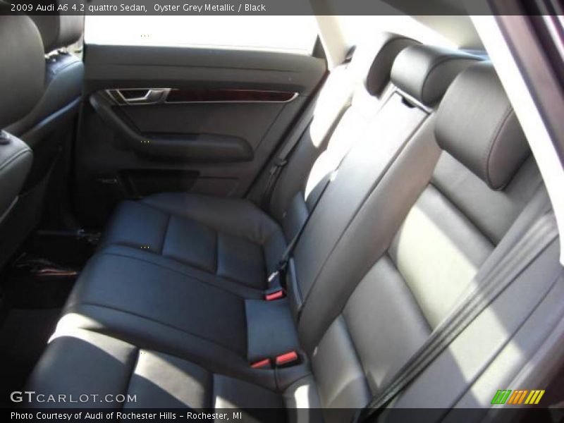 Oyster Grey Metallic / Black 2009 Audi A6 4.2 quattro Sedan